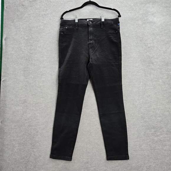 Curve‎ Appeal Women Pants 12/31 Black Jegging Minimalist 29" Inseam - Picture 1 of 11